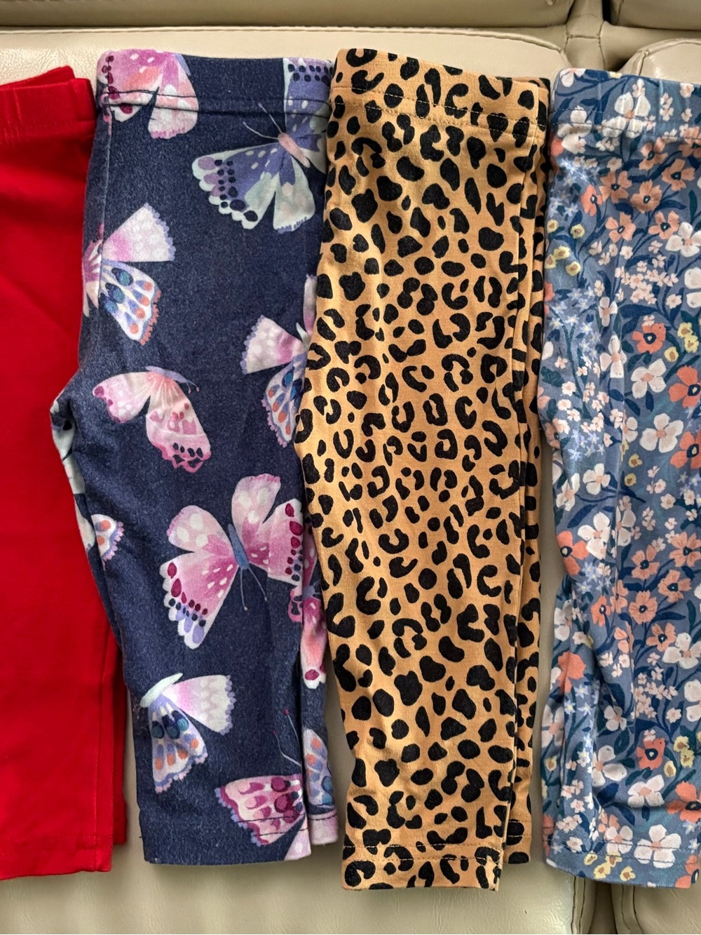 Little sleepies leggings bundle 3-6m